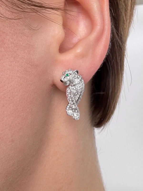 Cartier PANTHERE DE CARTIER EARRINGS N8503400 5