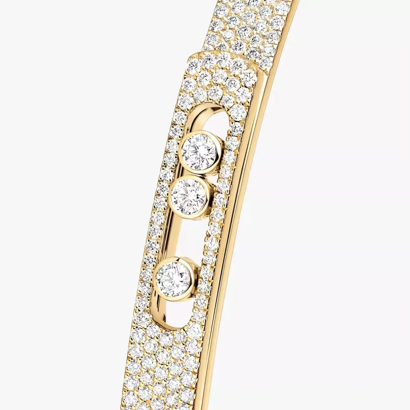 MESSIKA MOVE NOA SM PAVÉ BANGLE (SIZE M) 12721-YG-M 2