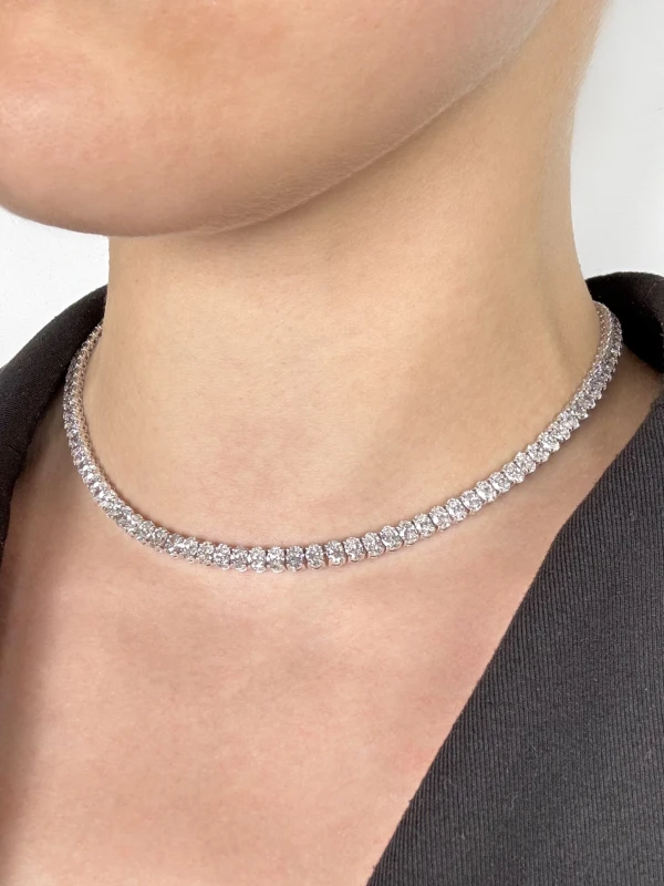 RalfDiamonds OVAL DIAMONDS 27.68 CT NECKLACE NN27.68CT 2