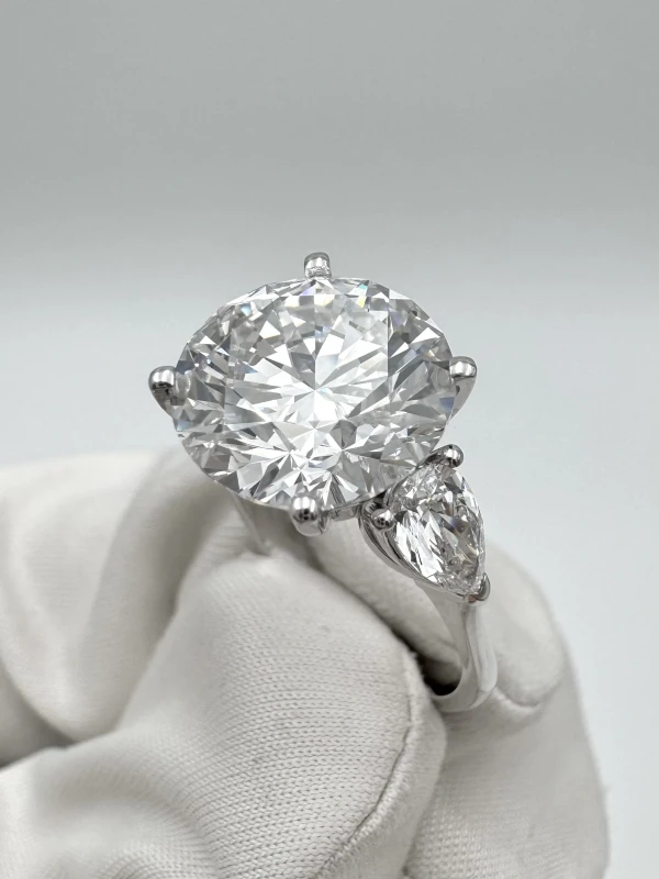 No name ROUND DIAMOND 5.39 CT E/VVS2 RING (GIA) NN5.39ct 3