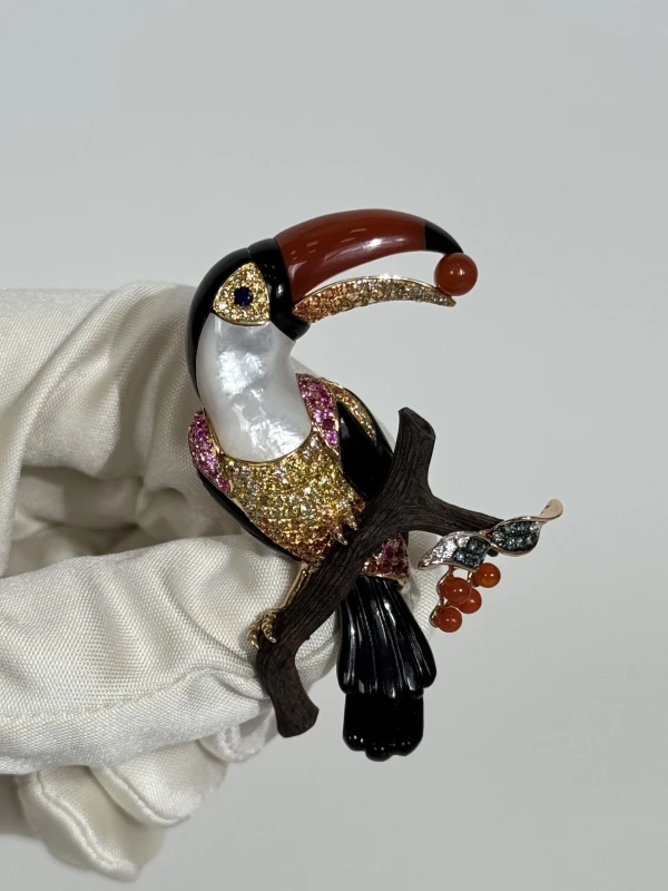 RalfDiamonds TOUCAN BROOCH BROOCH 3