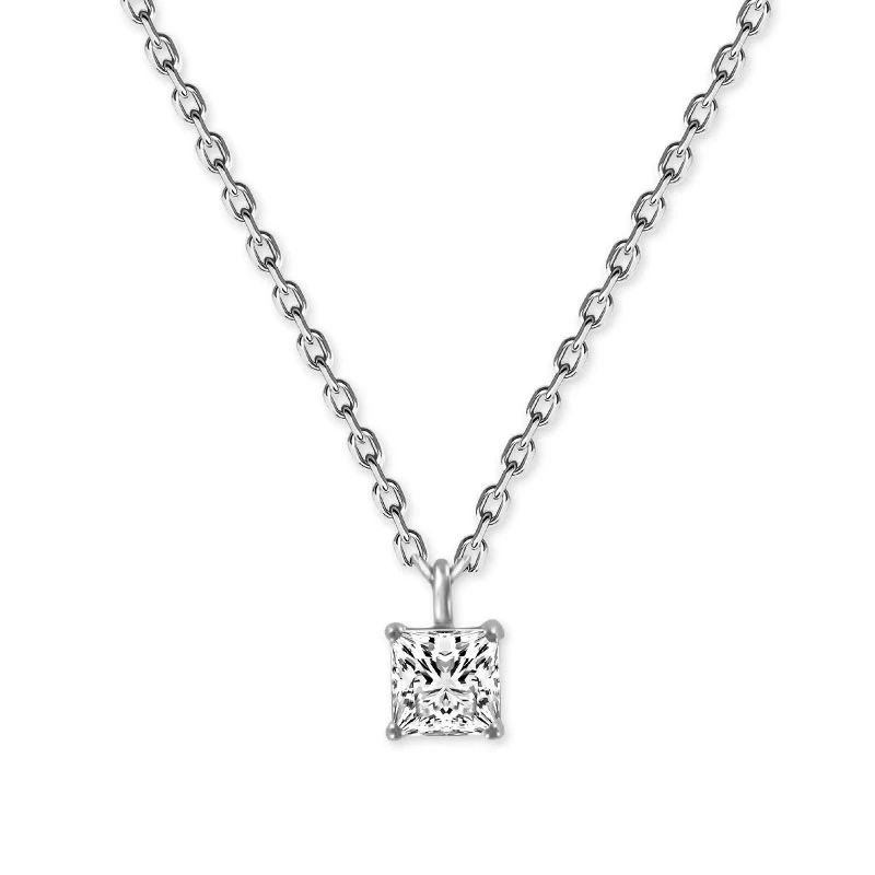 RalfDiamonds PRINCESS DIAMOND 0.93 CT H/VS1 PENDANT NN0.93CTH/VS 1