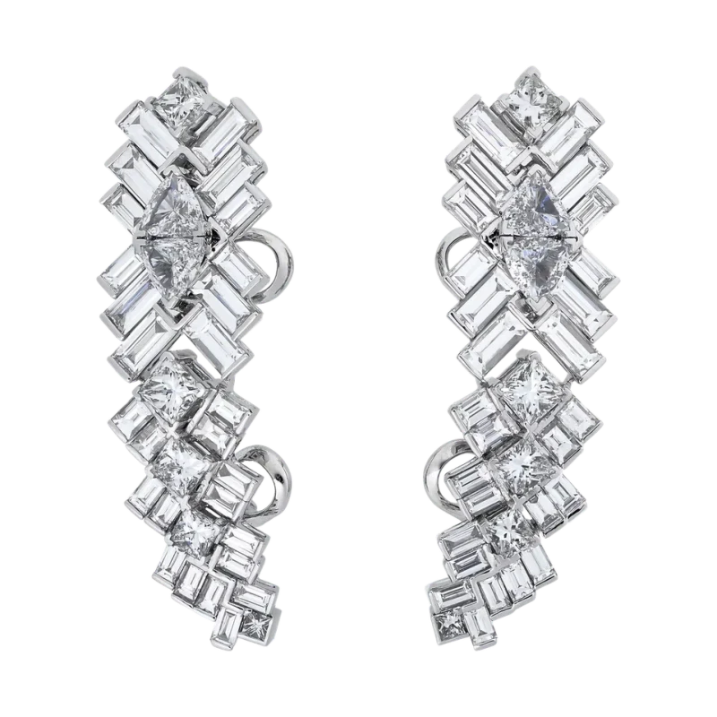 Earrings without a brand DIAMOND 8.20 CT EARRINGS NN8.20 1