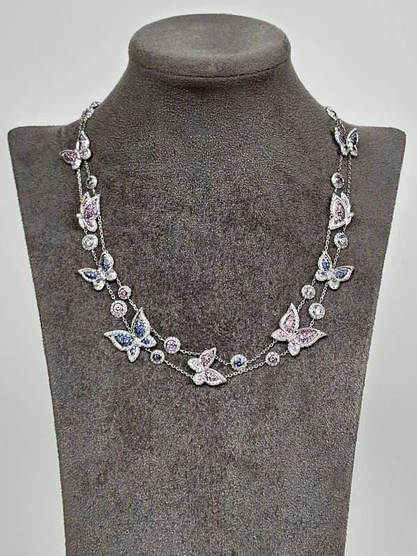 Chopard HAPPY BUTTERFLY NECKLACE 41/4985/401 3