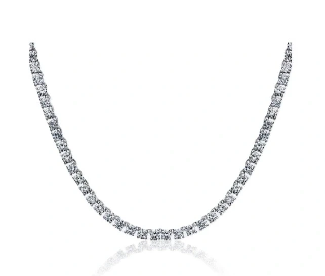 ROUND DIAMOND 12.04 CT NECKLACE (SIZE 39.5)