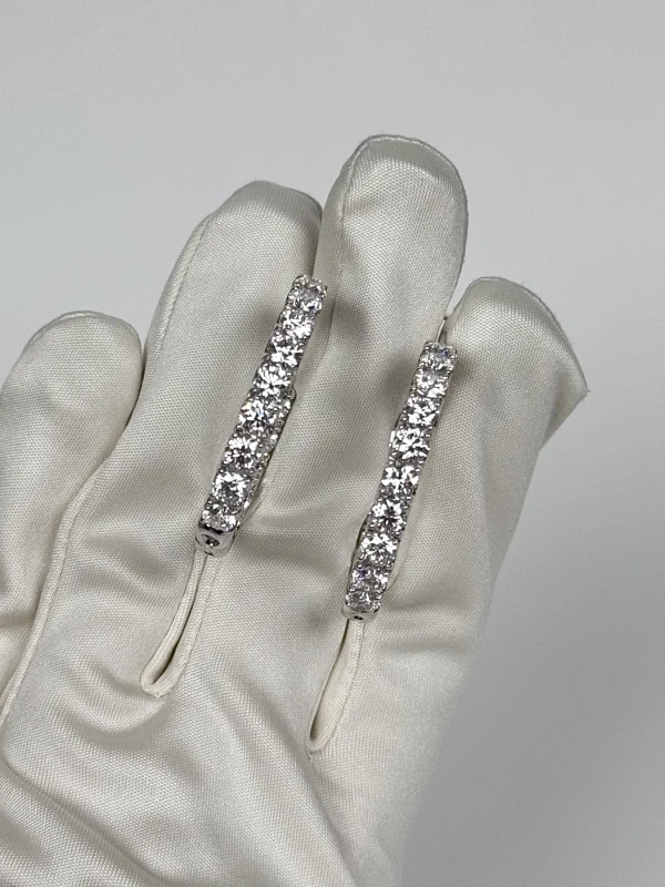 Graff HOOP DIAMONDS EARRINGS 11.86 CT GRE601-5979 2