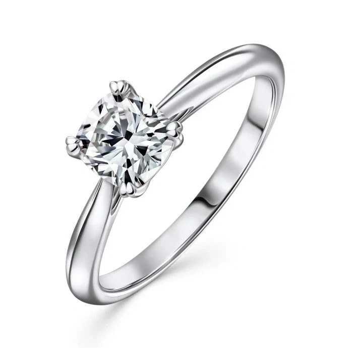 Earrings without a brand CUSHION DIAMOND 1.00 CT I/VS1 RING (GIA) nnC 1.00ct I/VS1 1