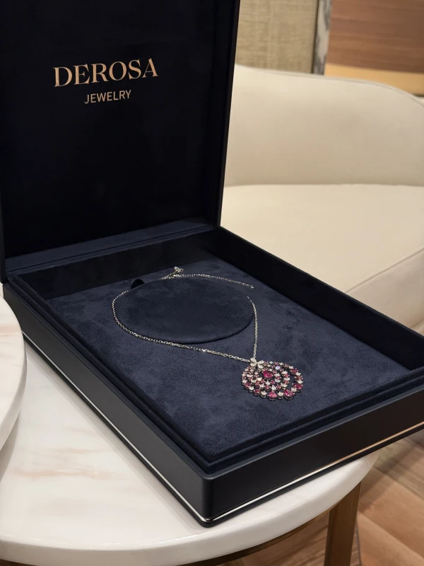 DeRosa DIAMOND & RUBY CELESTIAL PENDANT N22519965B 4