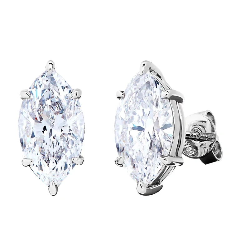 MARQUISE DIAMOND 1.53-1.58 CT D-F/SI1 EARRINGS (GIA)
