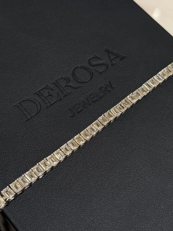 DeRosa CLASSIC EMERALD DIAMOND BRACELET 14.71 CT B418664 3