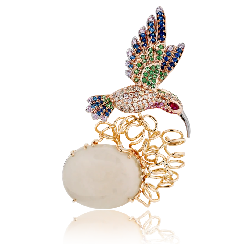 Earrings without a brand BIRD DROOCH NN1241 1