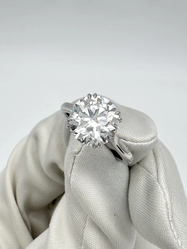 Harry Winston ROUND DIAMOND 2.66 CT E/VVS1 RING (GIA) RGDPRD025NSS-050 4