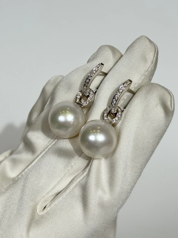 UTOPIA PEARL & DIAMOND EARRING UTOPIA 5