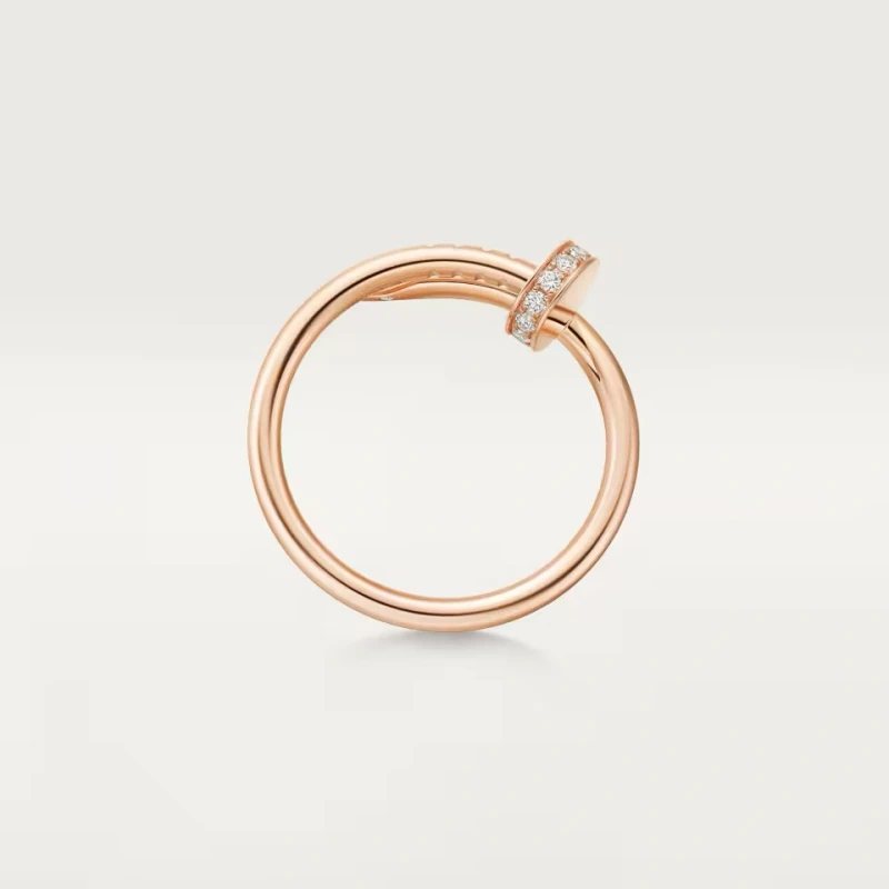 Cartier JUSTE UN CLOU RING, SMALL MODEL, DIAMONDS (SIZE 52) B4244852 5