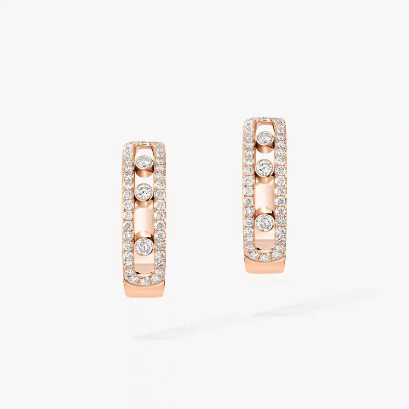 Messika MOVE PAVÉ HOOP EARRINGS 04993-PG 3