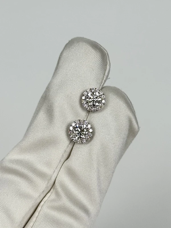 DeRosa DIAMOND EARRINGS 0.50-0.50 CT F/VVS-VS  (GIA) E4501238 2