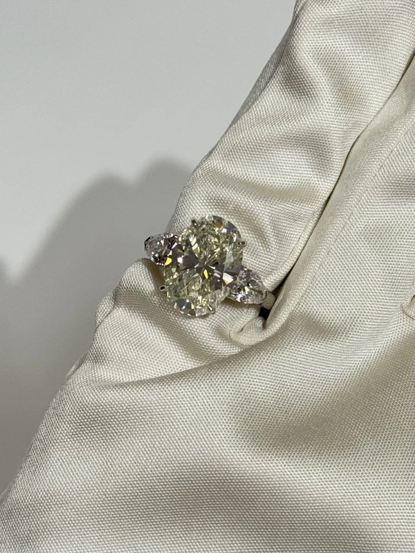 RalfDiamonds КОЛЬЦО С БРИЛЛИАНТОМ 5.18 CT N/VS2 (SIZE 52) RFD 5.18 CT 4