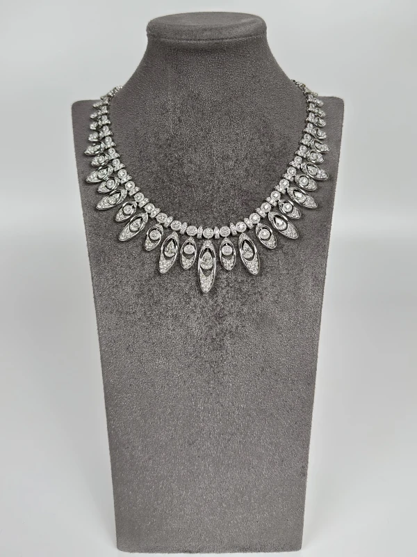 Earrings without a brand DIAMOND 33.32 CT NECKLACE D33.32ct 3