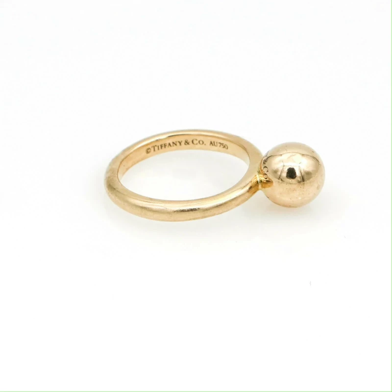 Tiffany & Co HARD WEAR YELLOW GOLD RING HARD TCO