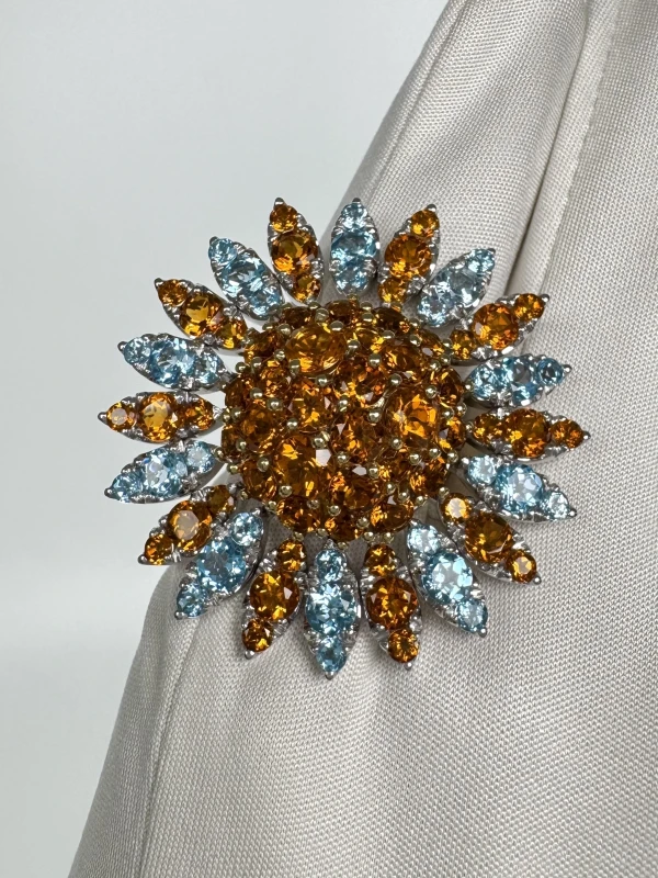 Pasquale Bruni CITRIE&TOPAZ MULTICOLOR RING (SIZE 54) PB8524 4