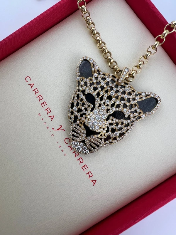 Carrera y carrera  BESTIARIO DIAMOND LEOPARD PENDANT DA10718 180101 3