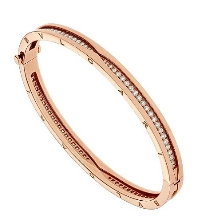 Bvlgari B.ZERO1 BRACELET, ROSE GOLD, DIAMONDS 351399