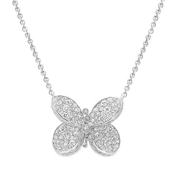 PRINCESS BUTTERFLY DIAMOND PENDANT