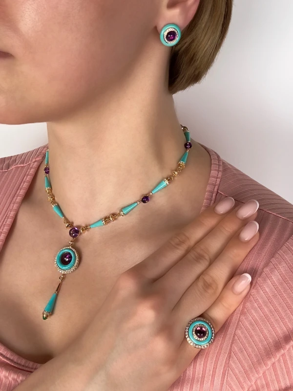 Bvlgari COCKTAIL TURQUOISE SET bvlgrSET 2