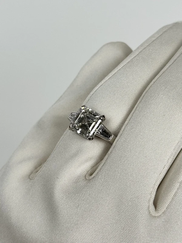 СЕРЬГИ NO NAME ASHER DIAMOND 4.12 CT G/VVS2 RING NN4.12G 5