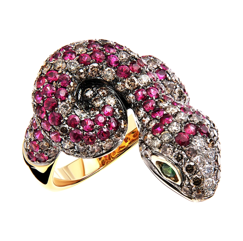 SNAKE RING (SIZE 55)