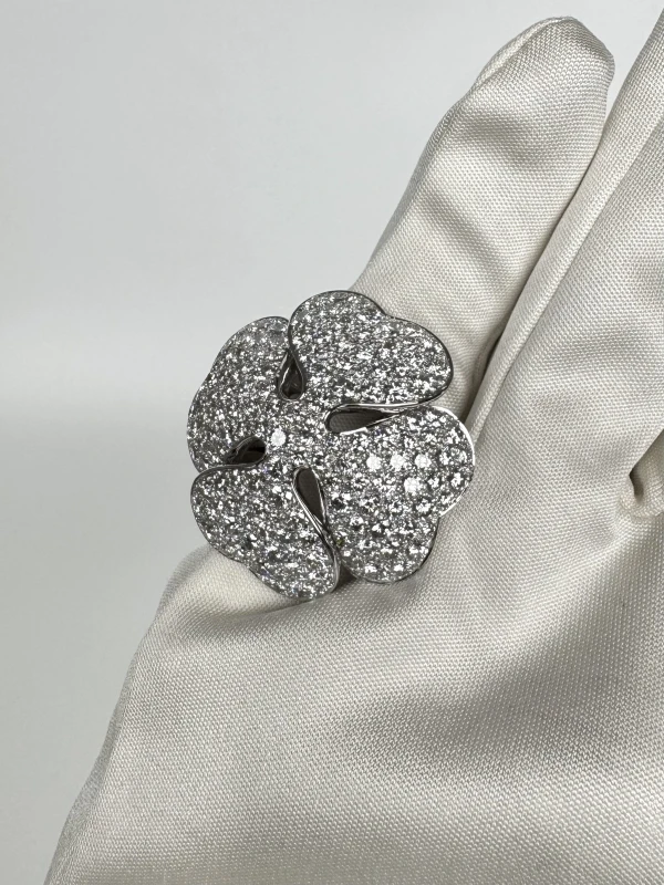 Cartier CARTIER ANNIVERSARY EDITION CLOVER DIAMOND RING (SIZE 54) CR0504 3