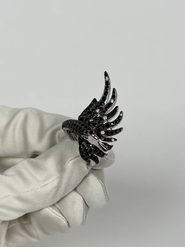 Boucheron CYPRIS, THE SWAN RINGS DIAMONDS, BLACK SAPPHIRES BOUCHERON 5