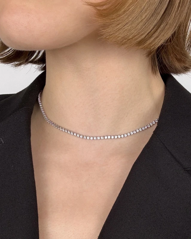 DeRosa ROUND DIAMOND 6.32 CT NECKLACE (SIZE 38.5) N712465 2