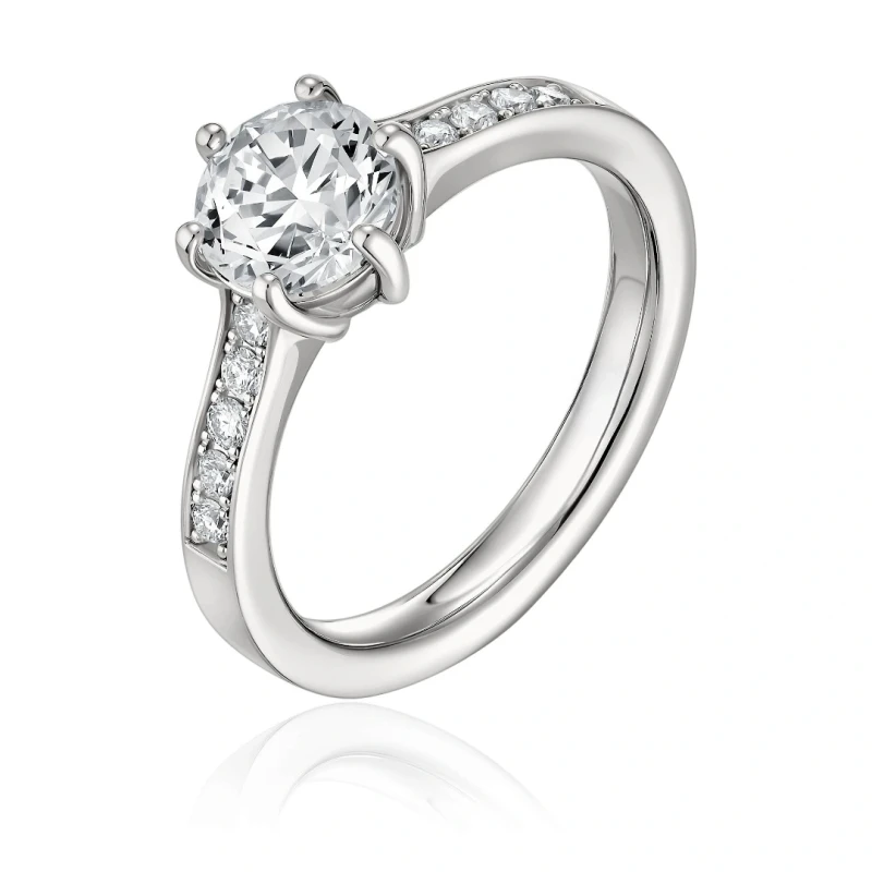 No name ROUND DIAMOND 0.50 CT E/VVS2 RING (GIA) 621694 1