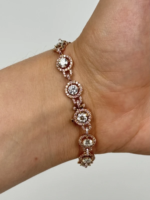 David Morris DIAMOND BRACELET DM 7.38 CT 5