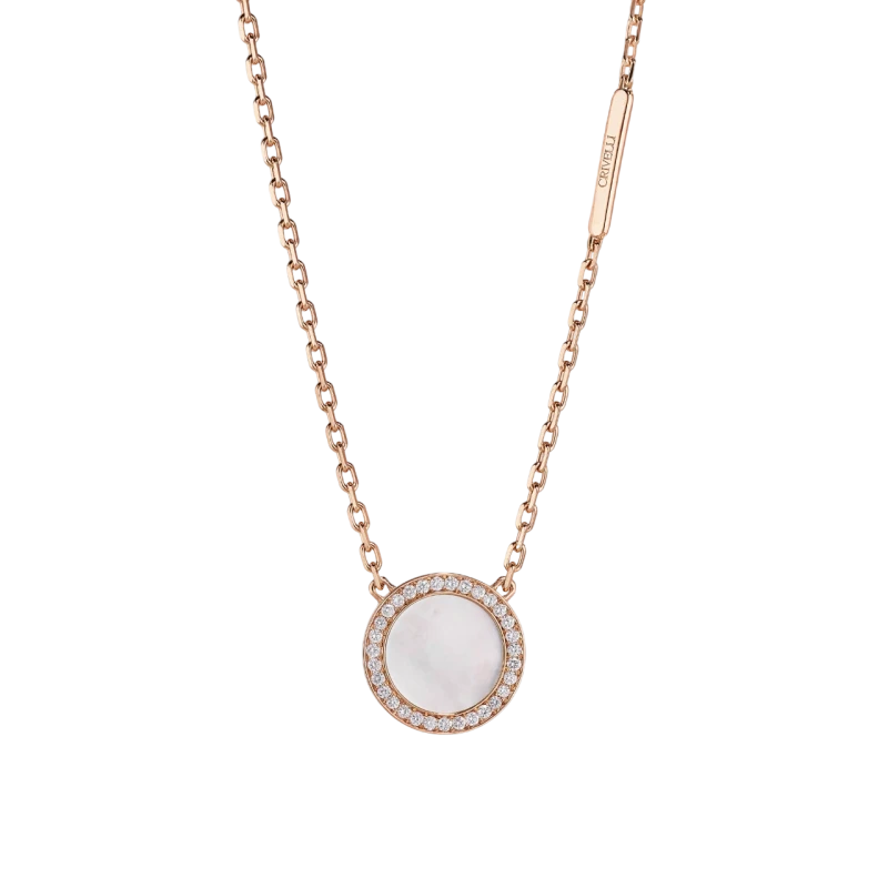 Колье с перламутром и  31 бриллиантами