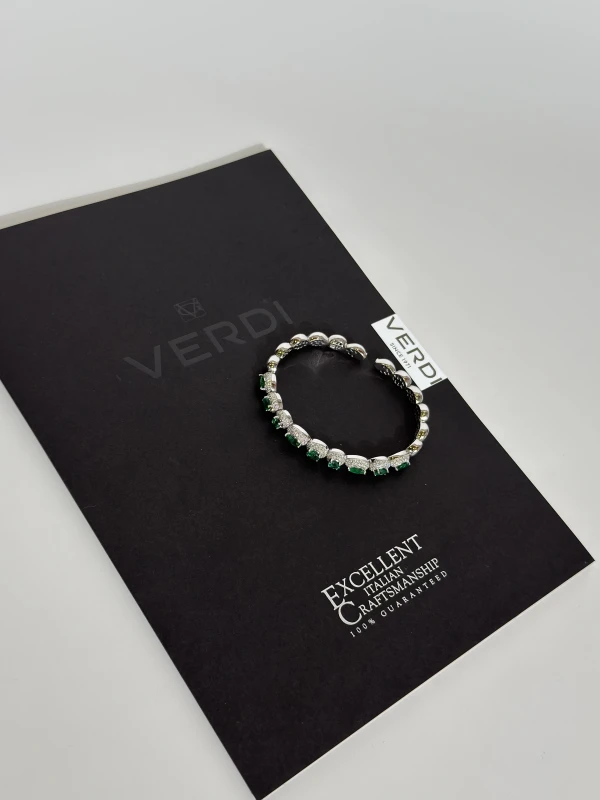 VERDI JEWELLERY БРАСЛЕТ С ИЗУМРУДАМИ  2.40 CT KA796 3
