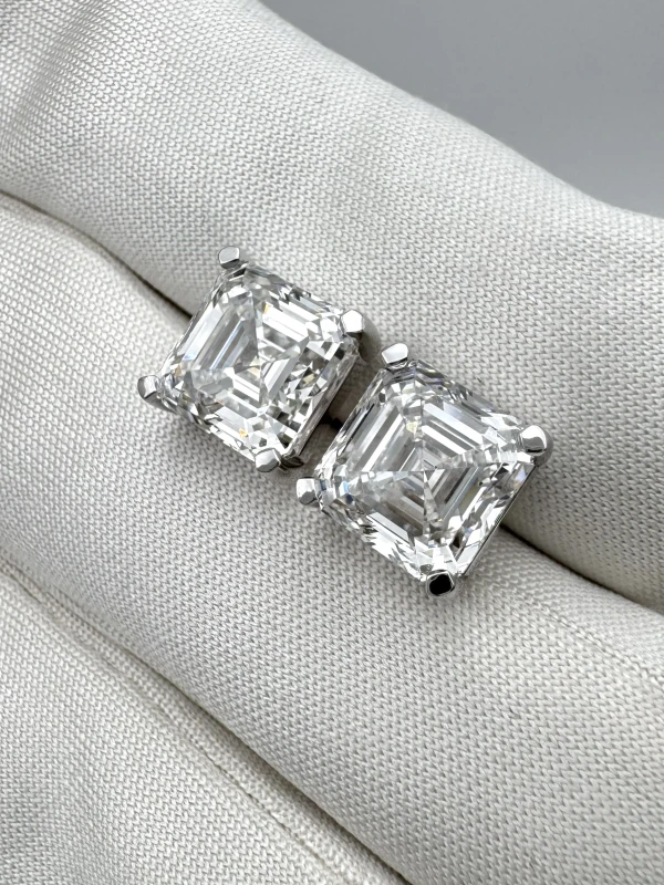 No name DIAMOND EARRINGS 3.02-3.08 CT F-G/VS1 (GIA) 3,02-3,08 CT ASHER 5