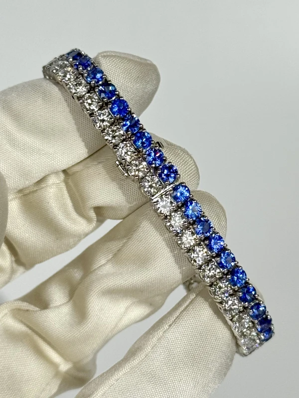 Verdi Jewellery БРАСЛЕТ С САПФИРАМИ A60F 3
