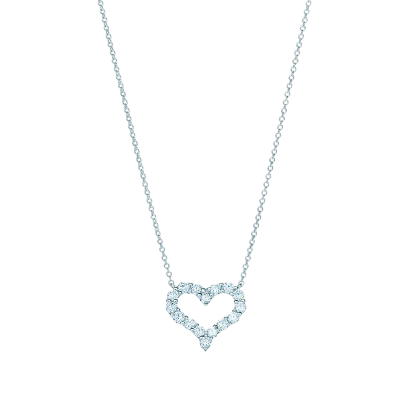 Tiffany & Co Diamond Heart Pendant 12976542 1
