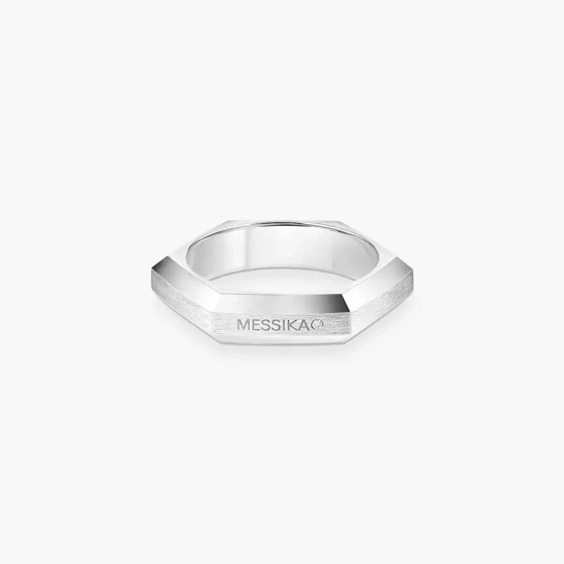 MESSIKA Moderniste pavé ring, small model (SIZE 52) 14124-WG-52 3