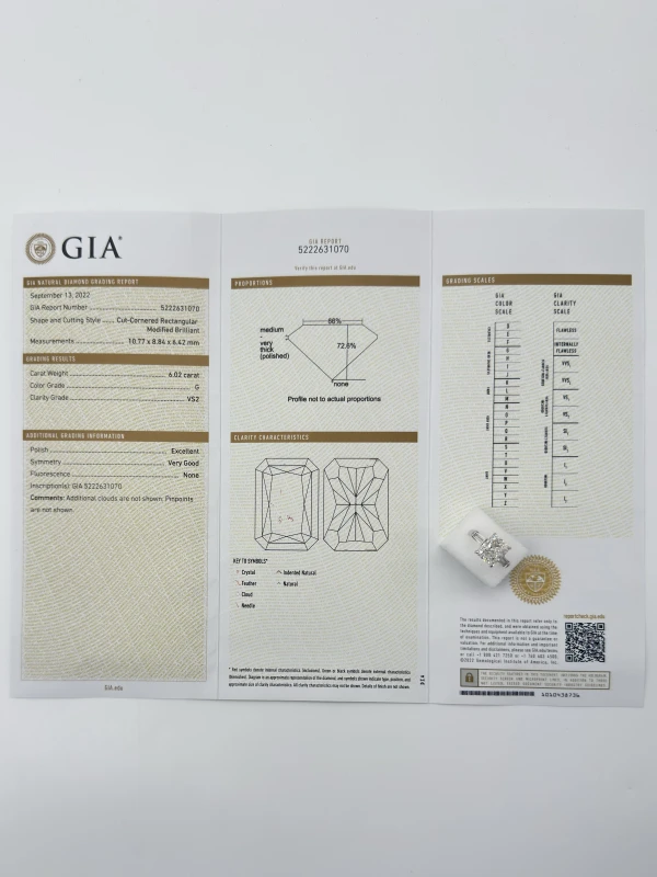 СЕРЬГИ NO NAME С БРИЛЛИАНТОМ 6,02 CT G/VS2 6.02 G/VS2 4