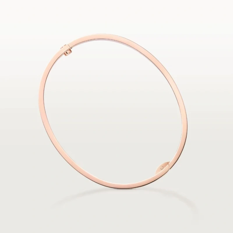 Cartier LOVE BRACELET, MEDIUM MODEL, 4 DIAMONDS (SIZE 17) B6085717 5