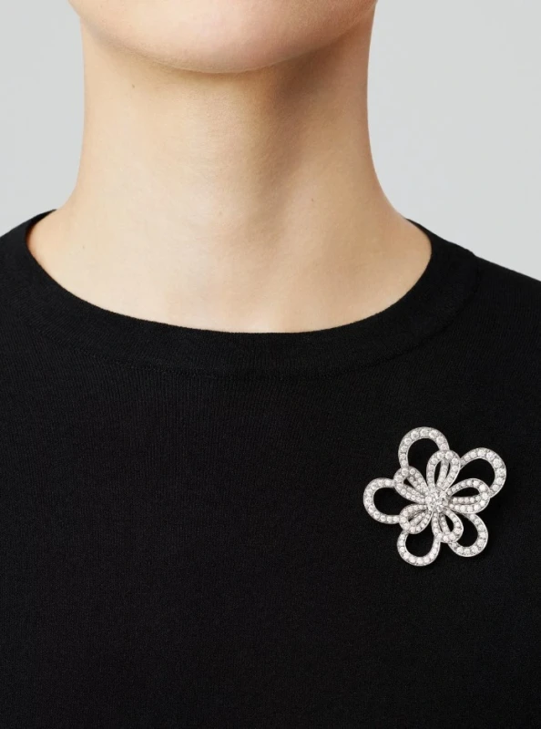 Van Cleef & Arpels Flowerlace Clip and Pendant VCARP0I300 3