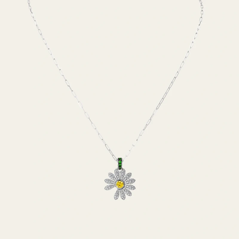 Jacob & Co Jacob & Co. X PEACEMINUSONE Yellow Diamond With Pavé Pendant PD-GG-WG 2