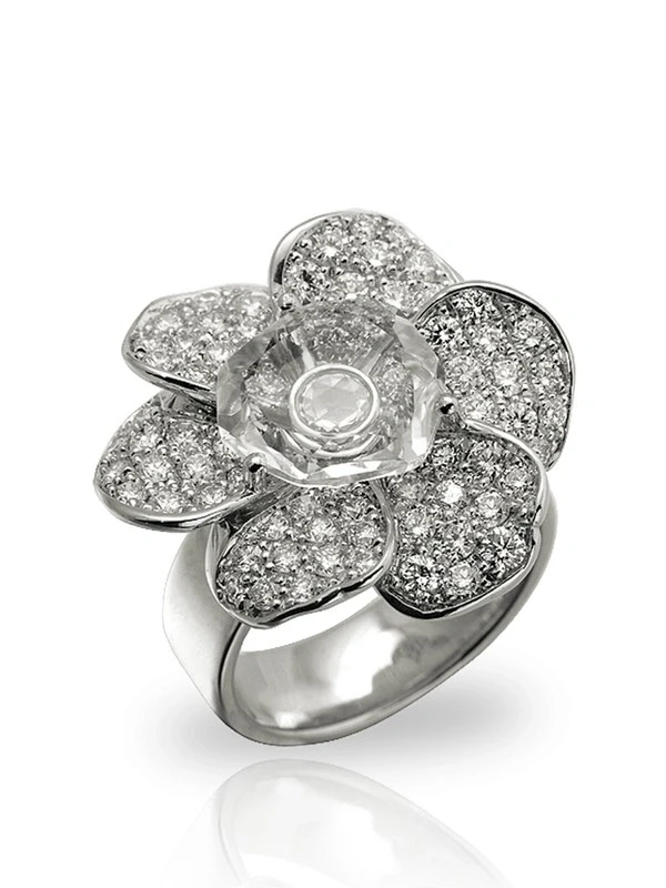 GARDENIAS FLOWER RING (SIZE 53)