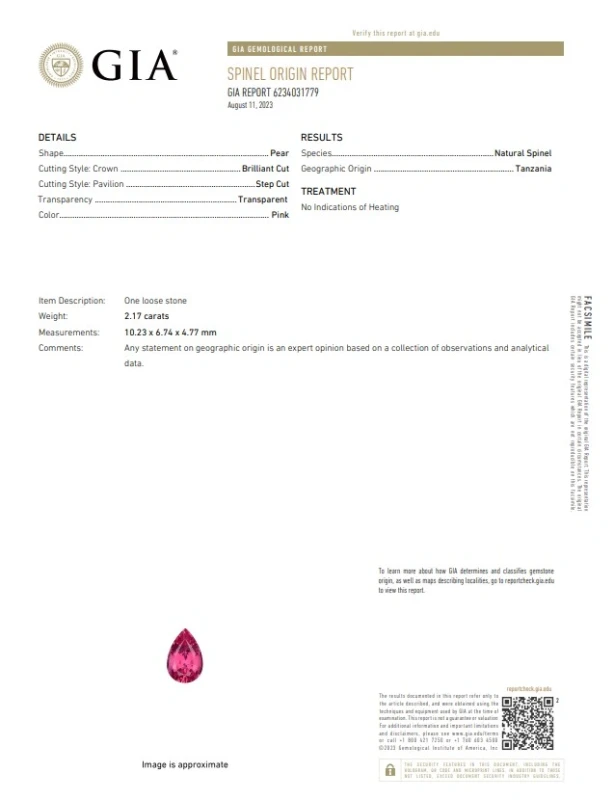 Tiffany & Co High Jewelry,  Ray of Light Spinel  2.17 - 2.14 ct Vivid Purplish Pink Earrings 74283209 5