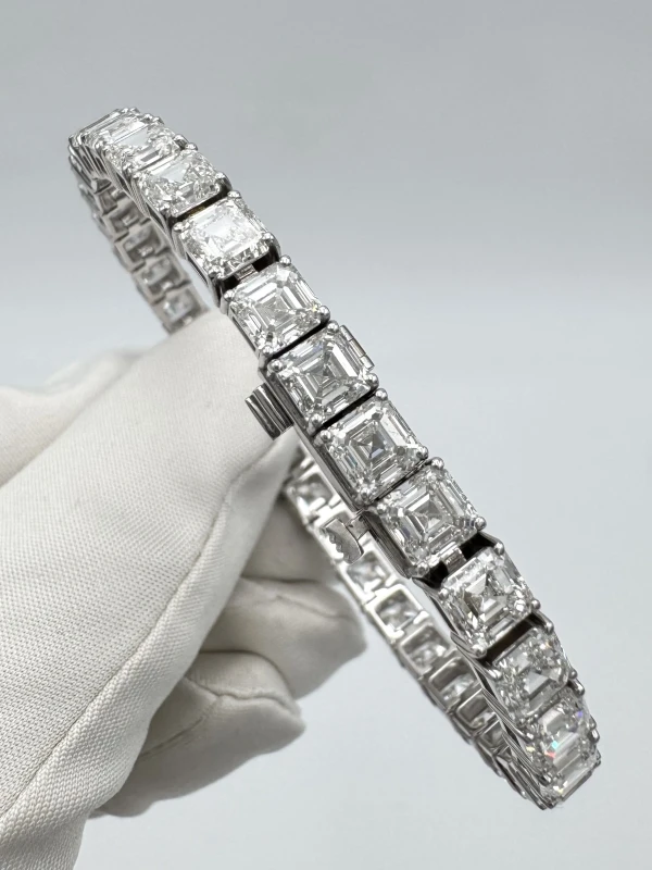 DeRosa ASHER DIAMOND BRACELET 24.04 CT G-H/VVS-VS (SIZE 17.5) B169404 3