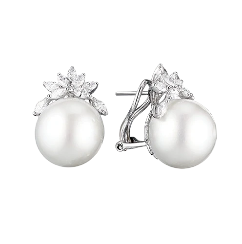 PEARL 14.9 MM EARRINGS