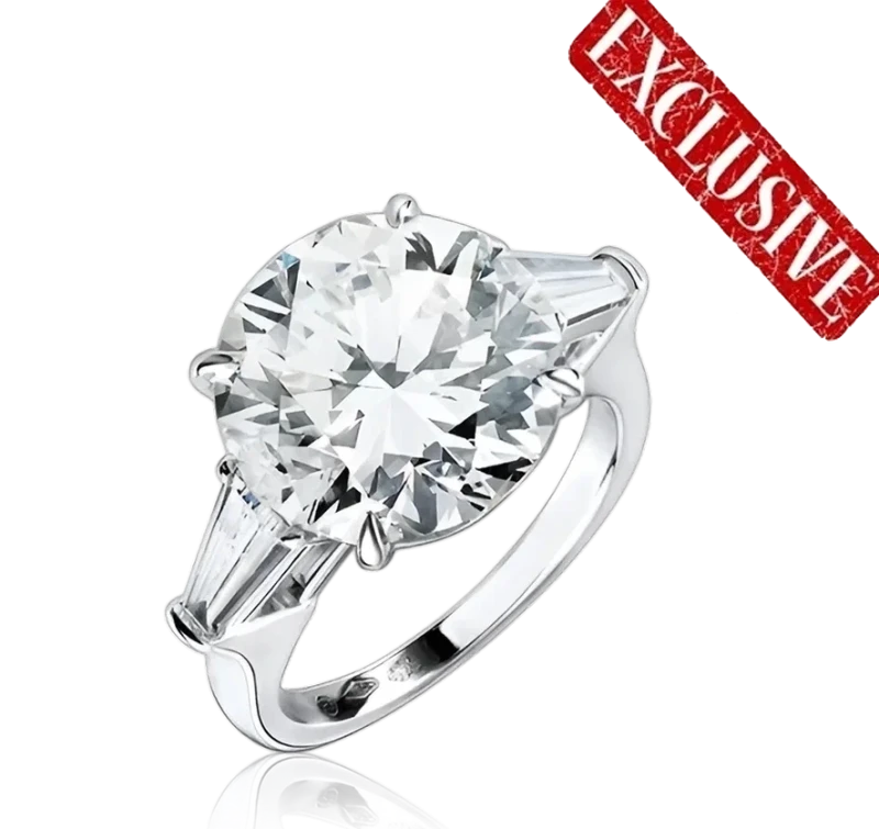 ROUND DIAMOND 10.01 CT F/VS2 RING (GIA) EXEXEX